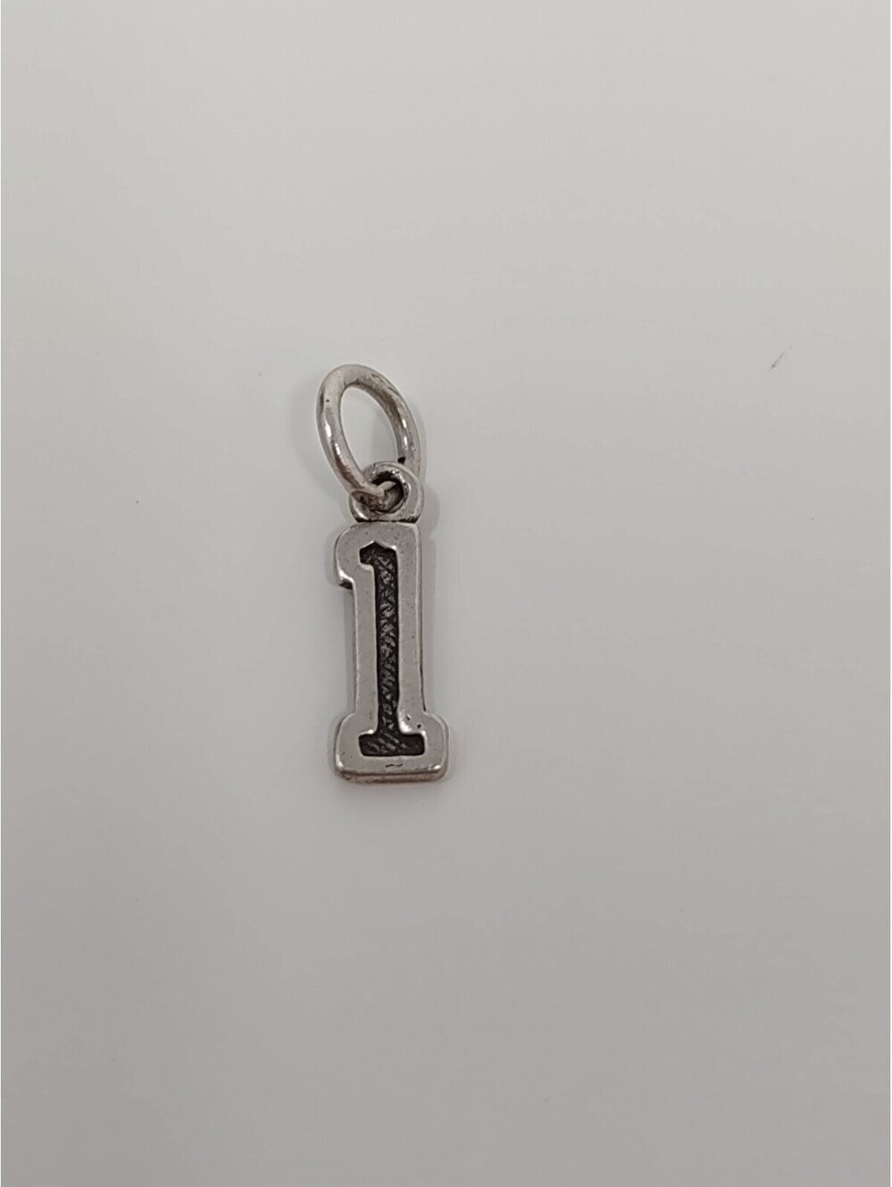 Vintage C. Sidney Smith Sterling Silver Number 1 Charm 925